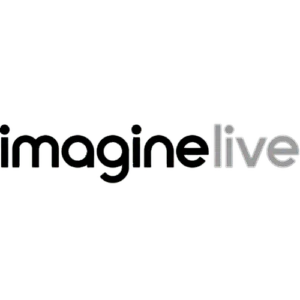 imagine live logo black