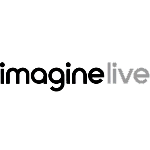 imagine live logo black