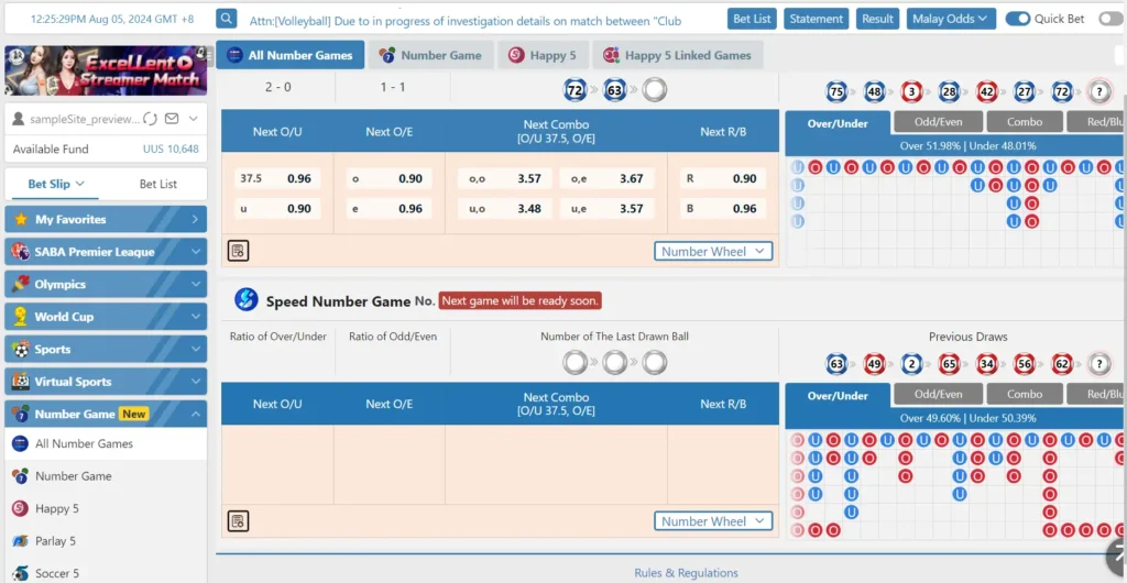 saba number game