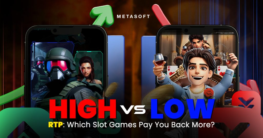 High vs low RTP comparison in online slot games