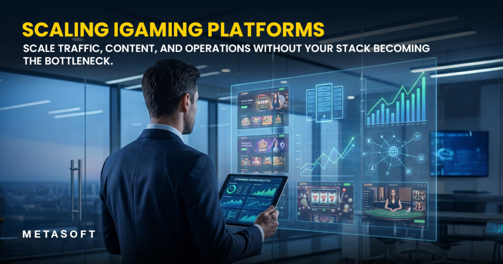iGaming platform scaling and analytics dashboard