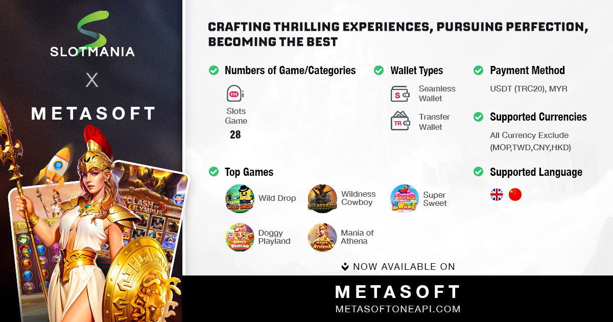 Slotmania slots available on Metasoft